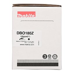 Аккумуляторная эксцентриковая шлифмашина Makita DBO180Z (Li-ion 18 В, амплитуда колебаний 2,8 мм, пылесборник, без АКБ и ЗУ)