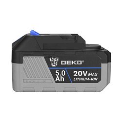 Аккумулятор Deko, Li-ion, 20 В, 5,0 Ач 063-4358