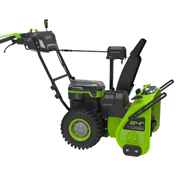 Изображение товара Самоходный аккумуляторный снегоуборщик Greenworks GD82ST56
