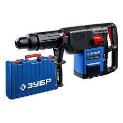 Профессиональный перфоратор Зубр ЗПМ-52-1500 ЭК (патрон SDS-Max, 1500 Вт, регулировка скорости)