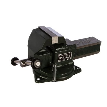 Изображение товара Слесарные тиски Дело Техники ТСС-100 поворотные с наковальней 100 мм