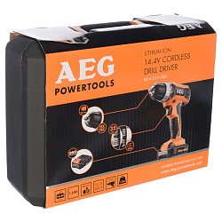 Аккумуляторная дрель-шуруповерт AEG BS 14G3 LI-152C 451092 (напряжение 14.4 вольт)