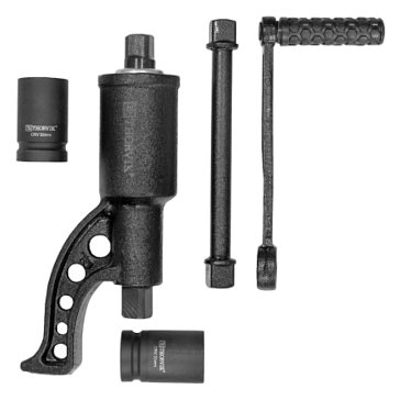 Изображение товара Гайковерт ручной Thorvik LSW2 052753, механический, 1"DR, 3800 Нм и головки торцевые 1"DR 32 мм, 33 мм