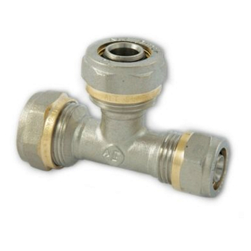 Изображение товара Тройник Altstream 26х16х26 латунный резьбовой для металлопластиковых труб