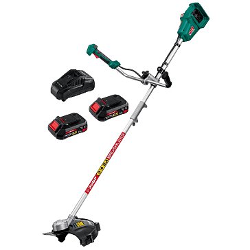 Изображение товара Бесщеточный триммер Зубр ТАБ-365-22 (С1-18, 36 В, 35/25.5 см, 2х18 В АКБ, 2 Ач)