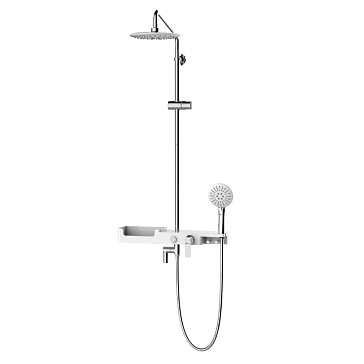 Изображение товара Смеситель для ванны с верхней душевой лейкой Lemark Tropic LM7007C