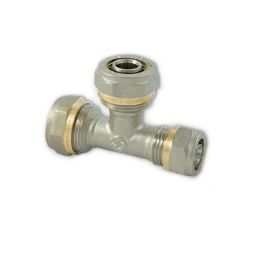 Изображение товара Тройник Altstream 20х16х16 латунь для металлопластиковых труб