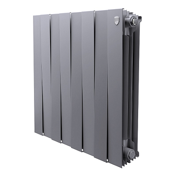 Изображение товара Радиатор Royal Thermo PianoForte 500 Silver Satin 8 секций