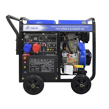 Изображение товара Инверторный дизельный сварочный генератор ТСС DGW 6.0/200ED-R3, 026496