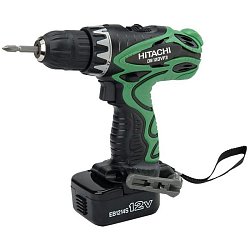 Аккумуляторная дрель-шуруповерт Hitachi DS12DVF3-RB + фонарь