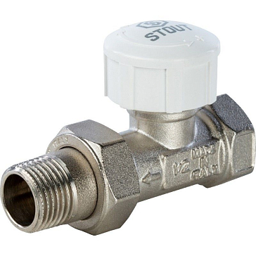 Изображение товара Прямой термостатический клапан Stout SVT 0001 000015, 1/2"