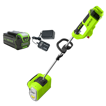 Изображение товара Аккумуляторный снегоуборщик Greenworks 2600807UB 40В с батареей 4А*ч и зарядным