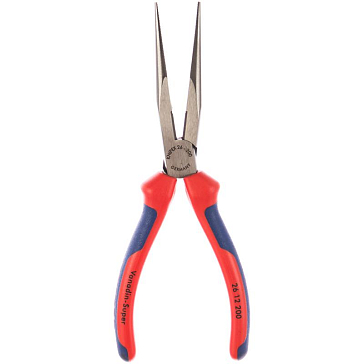 Изображение товара Длинногубцы Knipex KN-2612200 с прямыми губками и двухкомпонентными рукоятками