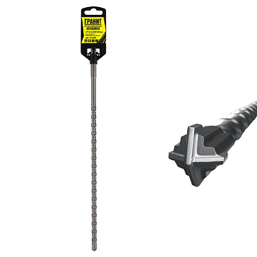 Изображение товара Бур Гранит 410360 SDS-Plus 10x360 мм для бетона и кирпича профессиональный