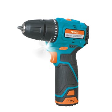 Изображение товара Аккумуляторный шуруповерт Sturm CD1235BL 12V с 2 аккумуляторами подсветкой