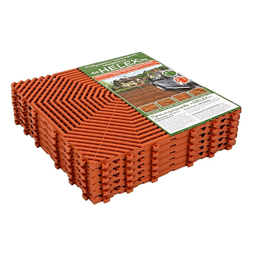 Изображение товара Плитка садовая Helex HLT терракотовая модульное покрытие для дорожек площадок