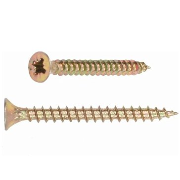 Изображение товара Шуруп универсальный Starfix SMC2-25440-250, 4.0х60 мм желтый цинк (250 шт в карт. уп.)