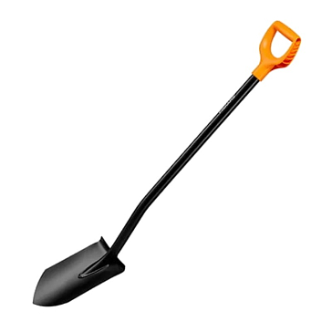 Изображение товара Лопата штыковая Fiskars Solid 1066716 из стали, длина 1166 мм