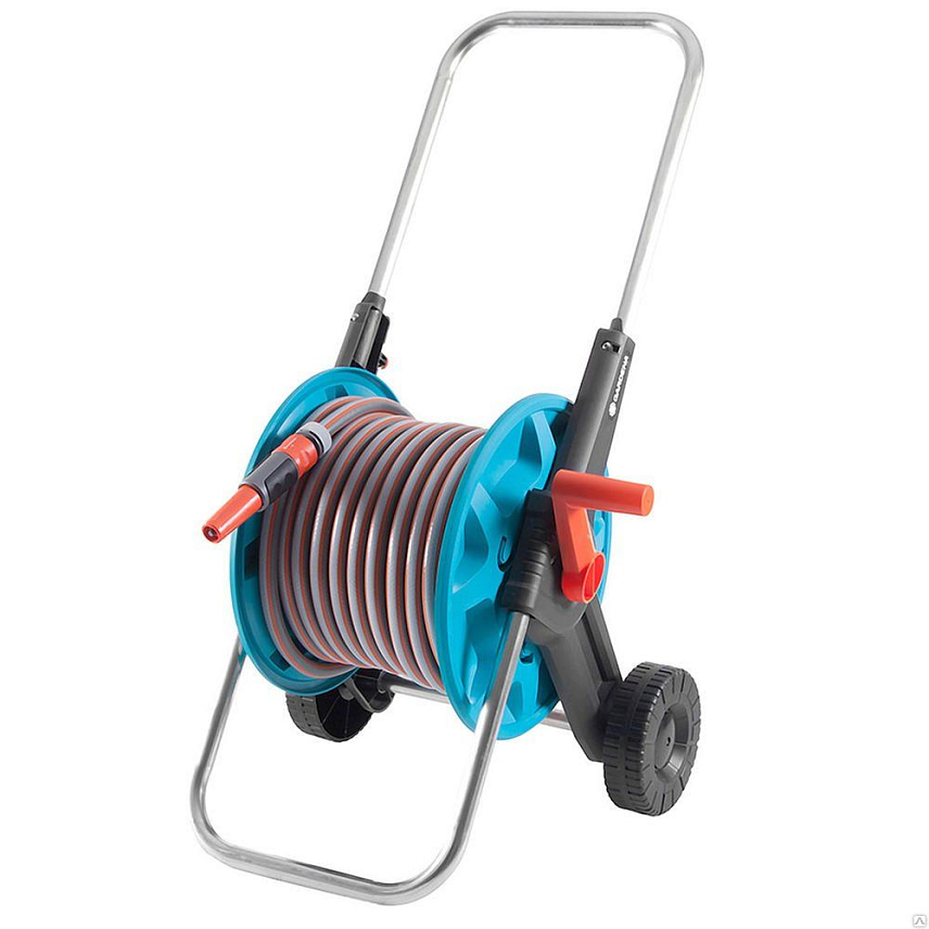 Тележка для шланга GARDENA 08013-2700000 50 Classic со шлангом в Угличе