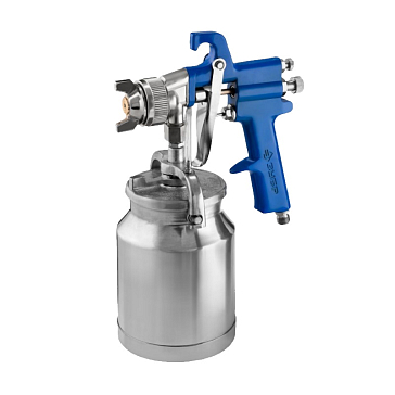 Изображение товара Краскопульт пневматический Зубр ПРОФЕССИОНАЛ 06451-1.8 для водоэмульсионной краски грунтовки и шпат