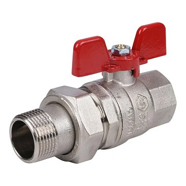 Изображение товара Кран шаровой Stout SVB-1007-200020 3/4" с бабочкой ВР/НР