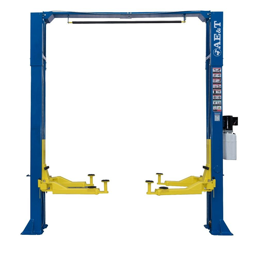 Подъемник двухстоечный электрогидравлический S4B-2 AE&T (220В), грузоподъемность 4 т., высота подъема 2090 мм