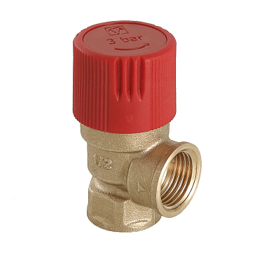 Изображение товара Клапан предохранительный Valtec 1/2 3 бара VT.0490.IG.0430 для системы водоснабжения и отопления
