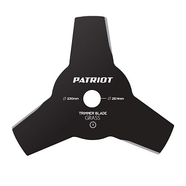 Изображение товара Нож для триммера Patriot TBS-3, 230 мм, 3 лопасти, металл