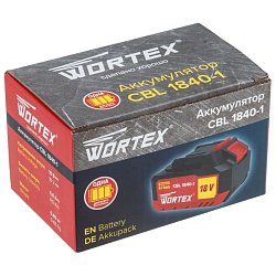 Аккумулятор Wortex CBL 1840-1 0329187 (18.0 В, 4.0 А*ч, Li-Ion ALL1)