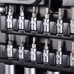 Набор инструментов Вихрь 73/6/7/8, 1/2", 1/4", CrV, в кейсе 108 предметов