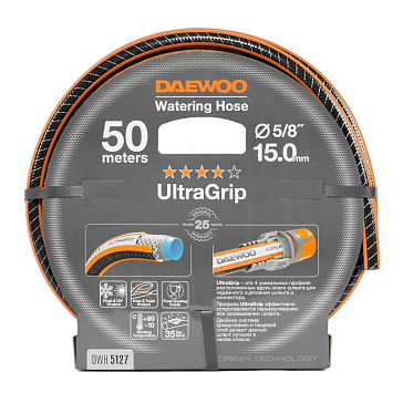 Изображение товара Шланг Daewoo UltraGrip Plus DWH 5127 (5/8" (15 мм), 50 м)