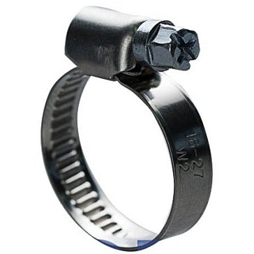 Изображение товара Хомут червячный Starfix SMZ2-67964-5, 20-32 мм, нержавеющая сталь (W2), DIN 3017 (5 шт в зип-локе)