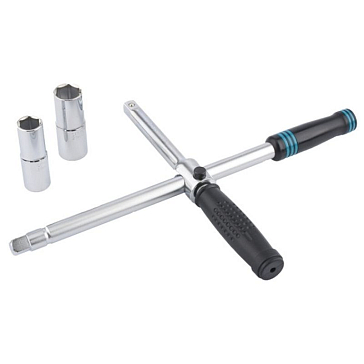 Изображение товара Ключ балонный крестообразный Gross 14270 17-23 мм прочный хромованадиевая сталь