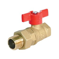 Прямой шаровой кран Баз Американка Ду 25 А31/1