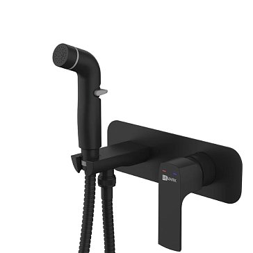 Изображение товара Смеситель Lemark Ursus LM7220BL с гигиеническим душем черный