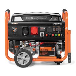 Бензиновый генератор Daewoo GDA 9500DPE-3 с функцией Dual Power