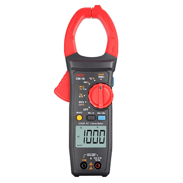 Изображение товара Клещи токоизмерительные RGK CM-16 755122 (постоянный и переменный ток; емкость, сопротивление)