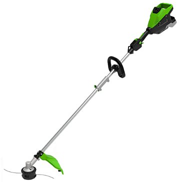 Изображение товара Триммер аккумуляторный Greenworks 2112307, 82V, 1,6 кВт, 43 см, бесщеточный, без АКБ и ЗУ