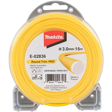 Изображение товара Триммерная леска Makita E-02836 круглая усиленная 3 мм х 15 м