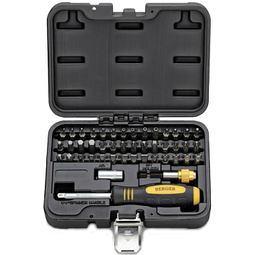 Изображение товара Набор бит с адаптером Berger BG-45SB - 45 магнитных бит