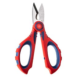 Ножницы электрика универсальные Knipex KN-950510SB обжим: 6 мм², микронасечки, 160 мм, нерж, 2-комп ручки