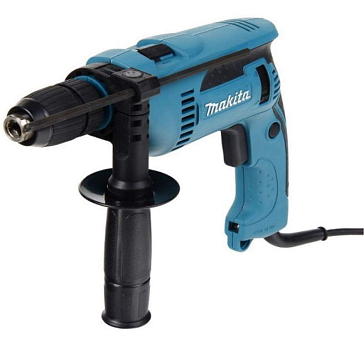 Изображение товара Сетевая дрель по металлу Makita HP 1641F (680 Вт, ударный тип)