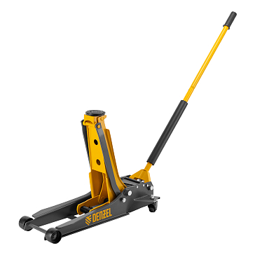 Изображение товара Домкрат гидравлический подкатной Denzel, 51271, SUV, быстрый подъем, низ. подхват, профессиональный (3т, 85-610мм)