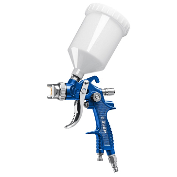 Изображение товара Пневматический краскопульт Зубр PRO 600 06563-1.7_z01 (с верхним бачком, HVLP, 1.7 мм)