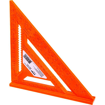 Изображение товара Угольник разметочный AMIGO 74604, 185 мм - точность и удобство в разметке