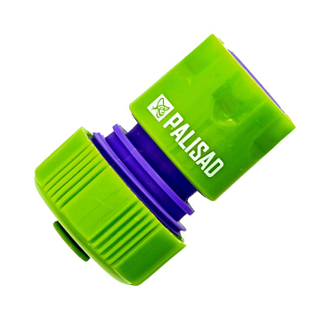 Изображение товара Коннектор для шланга Palisad 66165 (3/4", быстросъемный, с аквастопом)