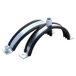 Хомут вентиляционный Лиссант 3090000420 с резиновым профилем 100 мм