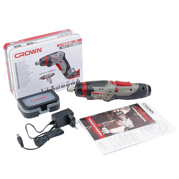 Изображение товара Аккумуляторная отвертка Crown CT22024 MC с функцией подсветки и реверса