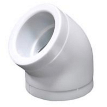 Изображение товара Угол Fusitek 45 градусов FT02107 для полипропиленовых труб 75 мм