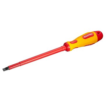 Изображение товара Высоковольтная отвертка Kraftool 250083-8.0-175 диэлектрическая рукоятка